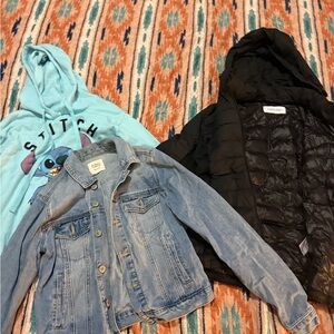 Calvin Klein Light Blue Denim Kids Jacket